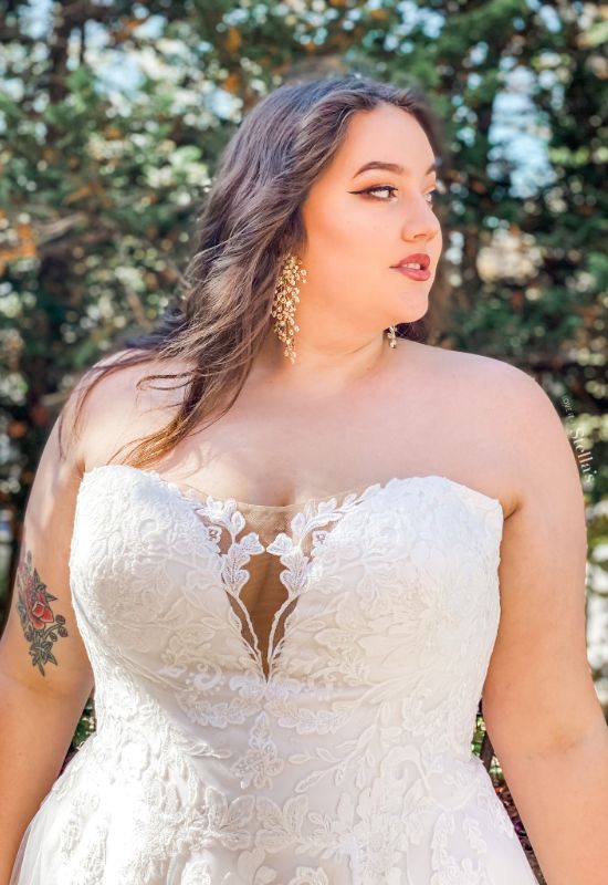 Somerville a-line wedding dress at Love it at Stella's Bridal in Westminster, Maryland