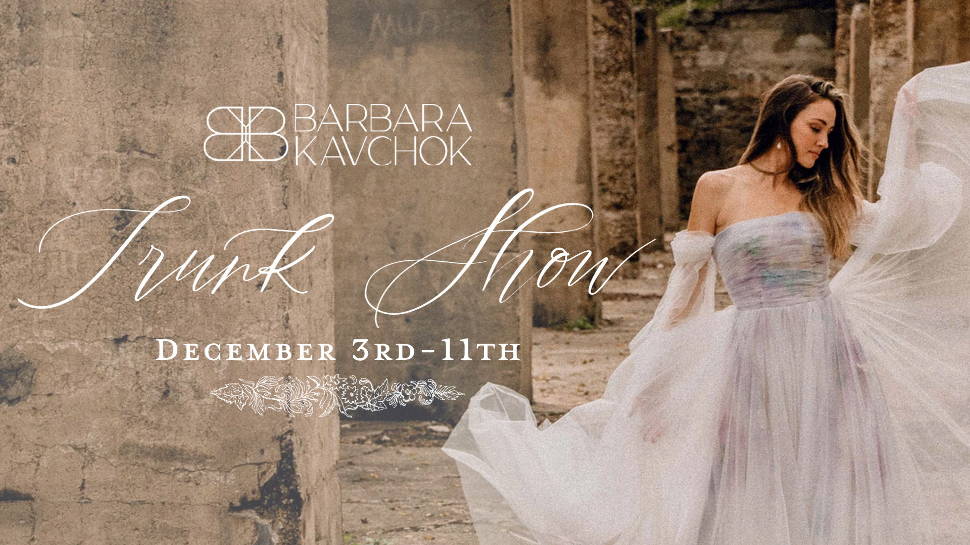 Barbara Kavchok Trunk Show at Stella's Bridal in Westminster, Maryland