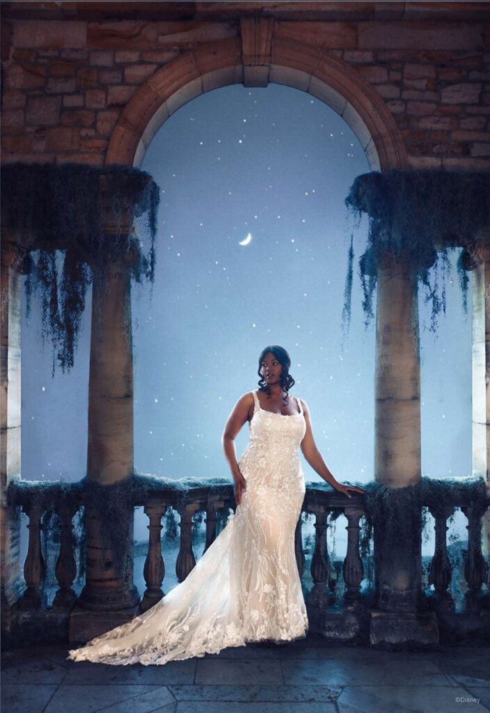 Allure Tiana Disney Fairy Tale Wedding Dress at love it at stellas bridal shop in westminster md
