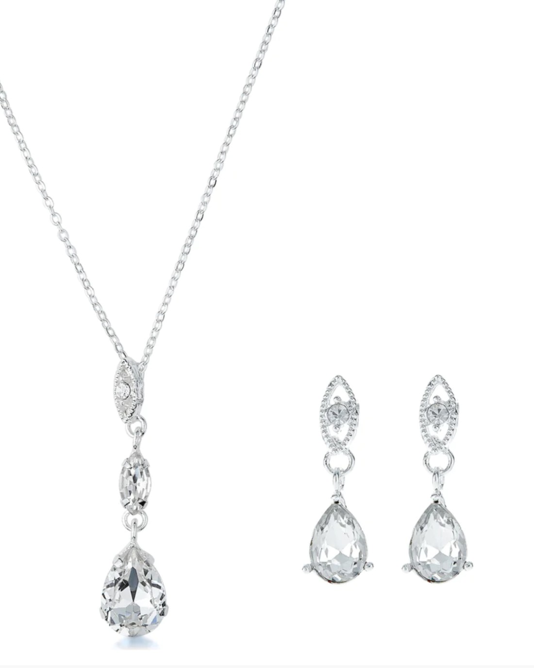 Shanice Necklace & Earring Set - | Stella's Bridal