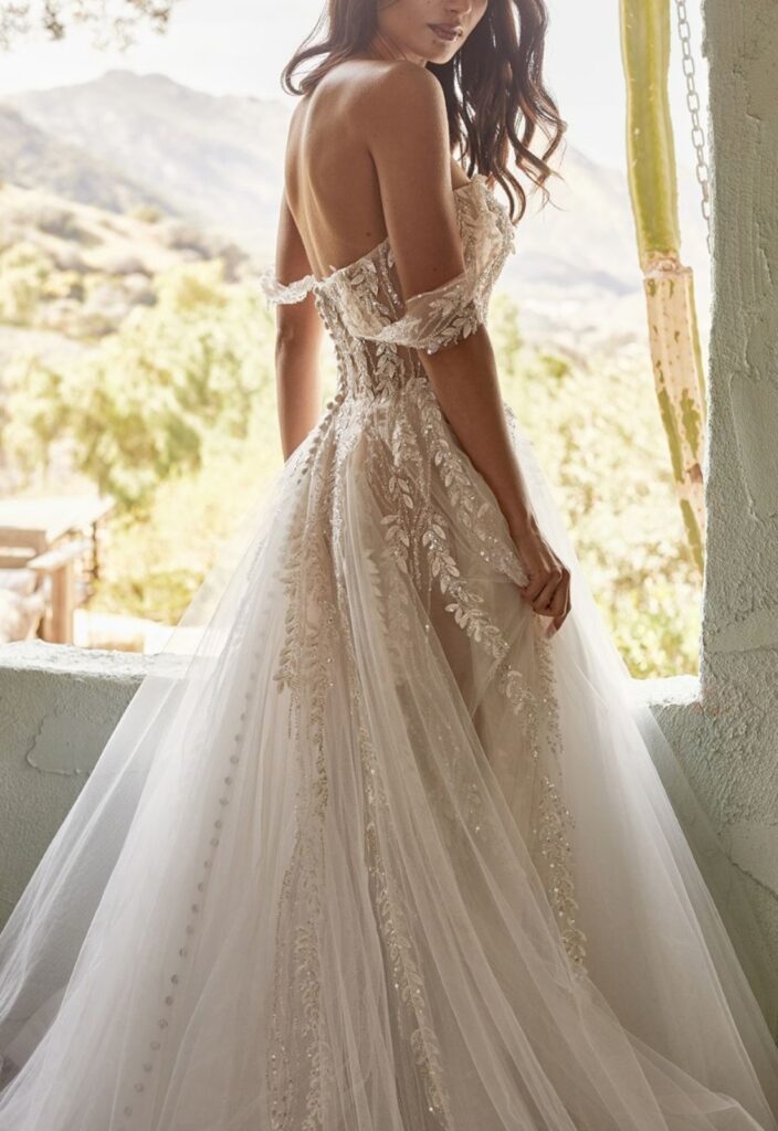 Allure Bridals Madison James MJ854 Karen Wedding Dress sold at Love it at Stellas Bridal Shop in Westminster MD
