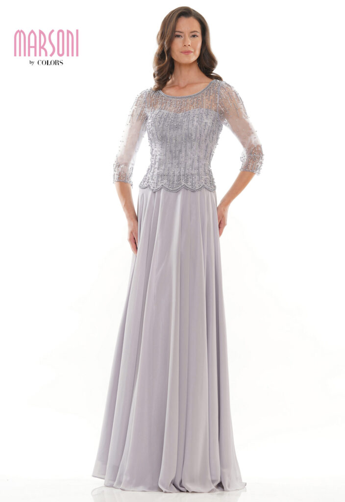 M312 Marsoni Colors Mother of the bride groom formalwear gown sold at love it at stellas bridal shop in westminster md