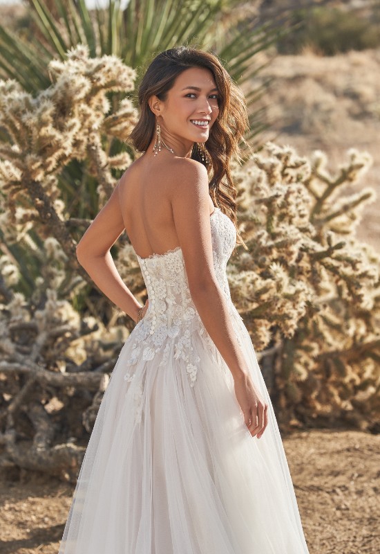 Lillian West Lorelai 66266 boho wedding dress sold at love it at stellas bridal shop in westminster md