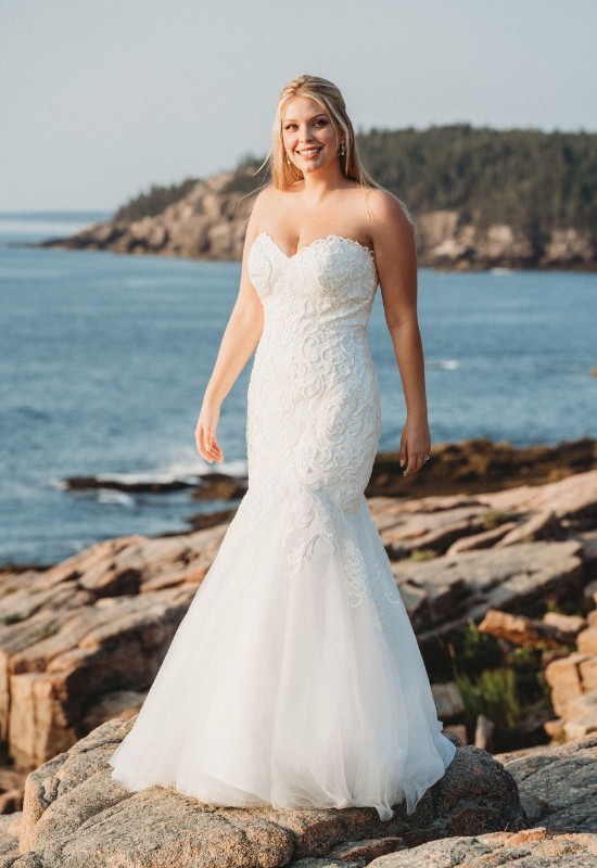 Allure Bridals 3320 Aiden Plus Size Wedding Dress at love it at stellas bridal in westminster MD