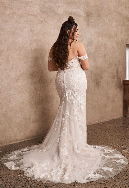 Justin Alexander Lillian West 66193 Plus Size Wedding Dress at Love it at Stellas Bridal shop in westminster MD