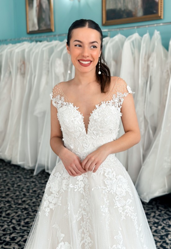 Stellas Exclusive Collection Sawyer Wedding Dress at Love it at Stellas Bridal in Westminster MD