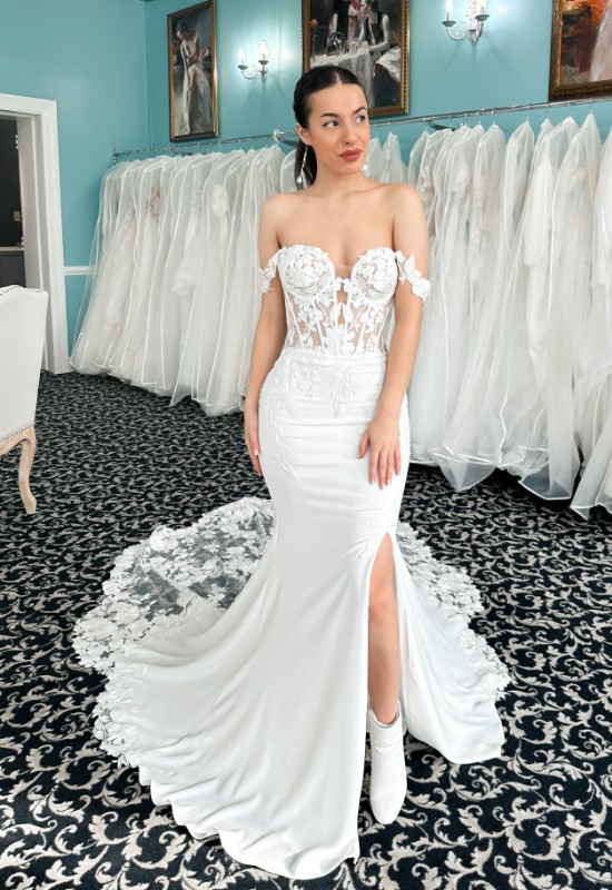 Stellas Exclusive Collection Shelby Wedding Dress at Love it at Stellas Bridal in Westminster MD
