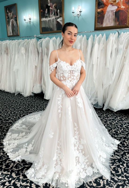 Stellas Exclusive Collection Skye Wedding Dress at Love it at Stellas Bridal in Westminster MD
