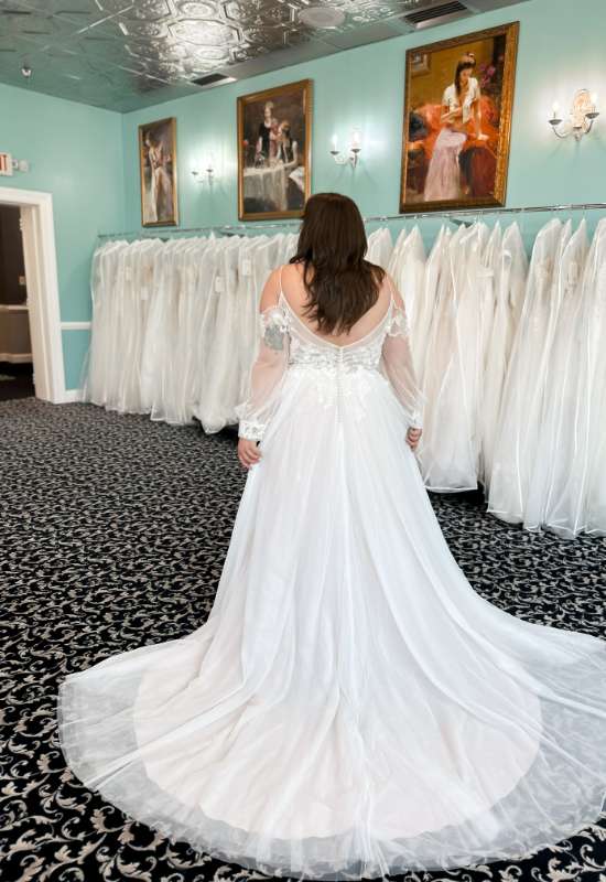 Love it at Stellas Exclusive Collection Sierra Wedding Dress at Love it at Stellas Bridal in Westminster MD