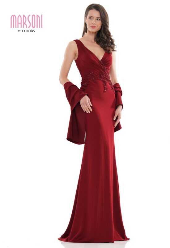 MV1054 Marsoni Colors Mother of the bride groom formalwear gown sold at love it at stellas bridal shop in westminster md