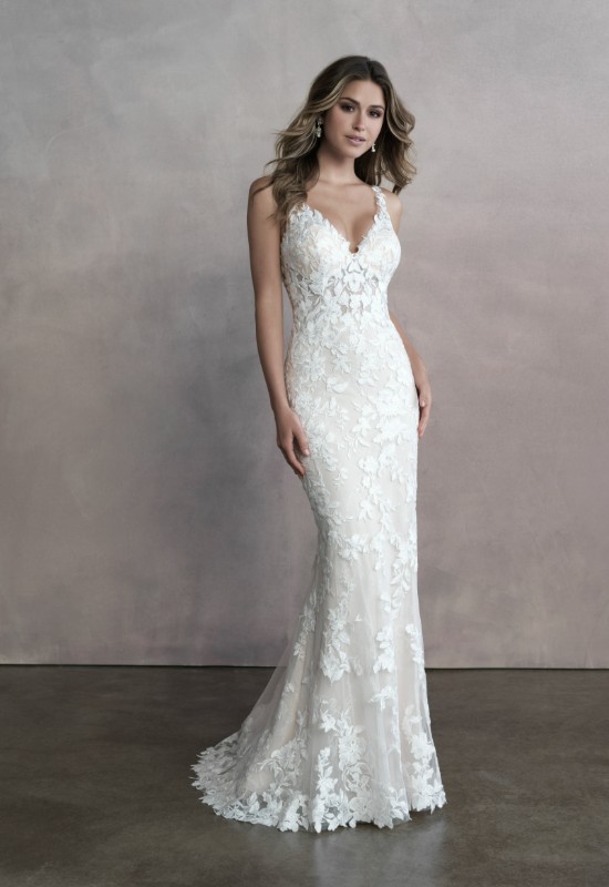 Allure Bridals 9808 Lace Wedding Dress at Love it at Stellas Bridal in Westminster MD