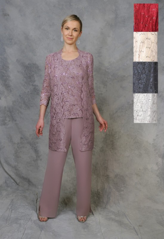 Magic Moms Formalwear Pantsuit for Mother Grandmother of the bride at Love it at Stellas Bridal Shop