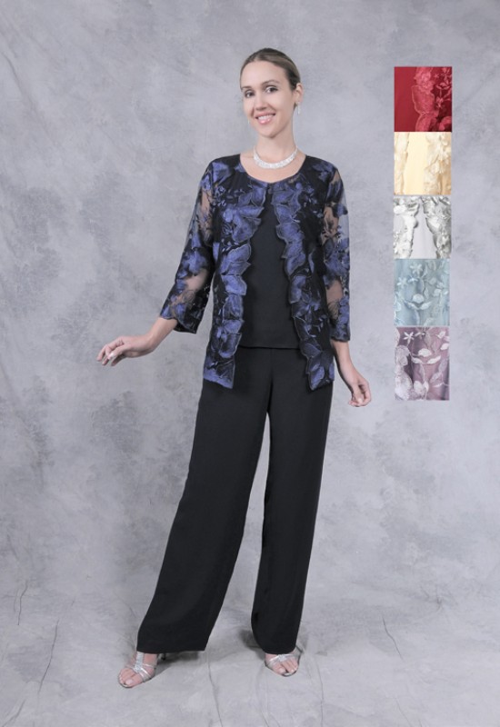 Magic Moms Formalwear pantsuit for Mother Grandmother of the bride at Love it at Stellas Bridal Shop