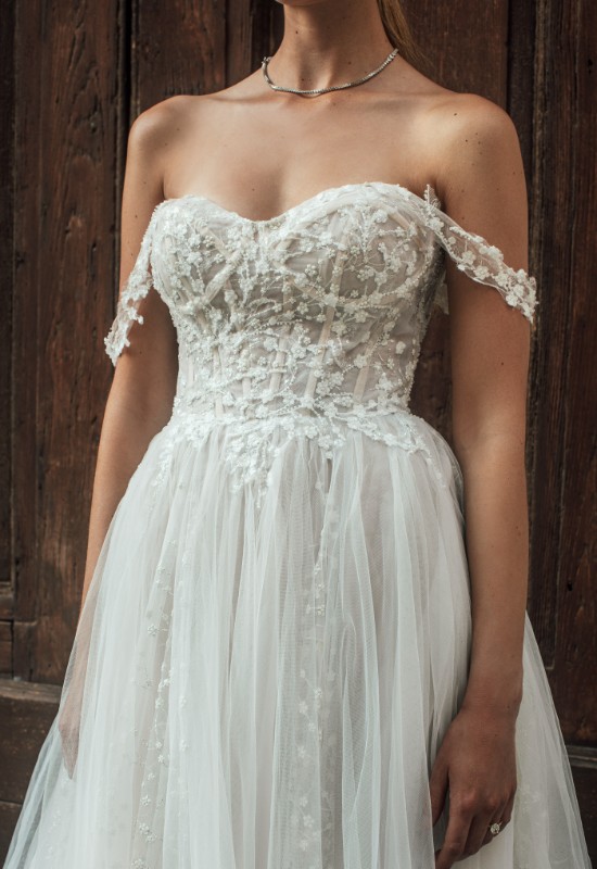 Allure Bridals Madison James MJ1010 Hopkins Wedding Dress at Love it at Stella's Bridal Shop in Westminster MD