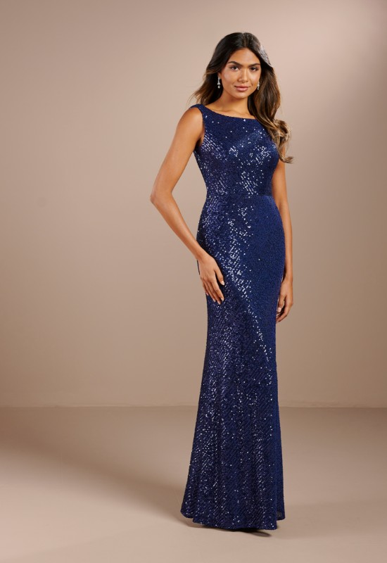 House of Wu 22207 drape back sequin mother of the bride dress at love it at stellas in westminster md