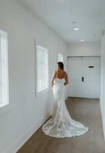 Ellis - Stella's Bridal Stella York 7762 Fitted floral lace wedding dress at Love it at Stellas Bridal Shop in Westminster MD