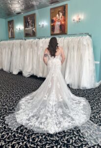Sugar - Stella's Bridal Love it at Stella's Exclusive fitted lace Wedding dress at love it at stellas bridal in westminster mD