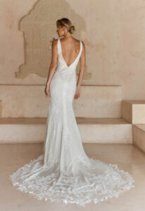 Lancaster - Stella's Bridal Lancaster by Madi Lane Bridal Fitted Lace Wedding Dress at Love it at Stella's Bridal in Westminster MD