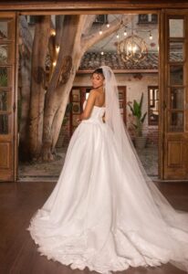 Essense of Australia D4331 Glamorous Maximalist Ballgown Wedding Dress at Love it at Stella's Bridal Boutique in Westminster, Maryland