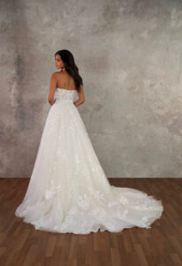 Jess - Stella's Bridal Essense of Australia D4403 floral lace ballgown wedding dress at Love it at Stella's Bridal Shop in Westminster, Maryland