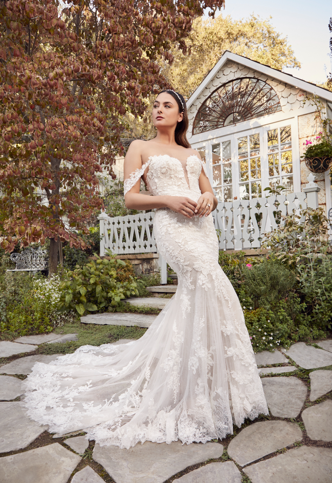 Palmer - Stella's Bridal Casablanca Bridal 2491 Palmer Fitted lace wedding dress at Love it at Stella's Bridal in Westminster, MD