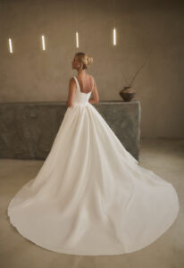 Miriam - Stella's Bridal Casablanca Bridal 2635 Miriam Classic satin ballgown wedding dress at Love it at Stella's Bridal in Westminster, MD