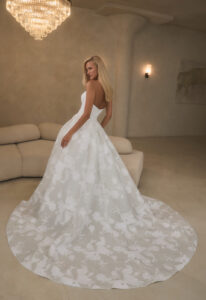 Guinevere - Stella's Bridal Casablanca Bridal 2640 Guinevere patterned ballgown wedding dress at Love it at Stella's Bridal in Westminster, MD