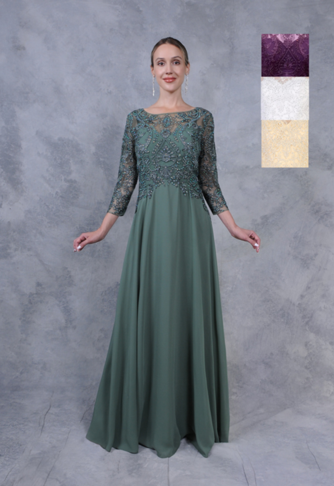 Magic Moms Paisley Mother of the bride dress, Mother of the Groom dress, formalwear gown at Love it at Stella's Bridal in Westminster Maryland