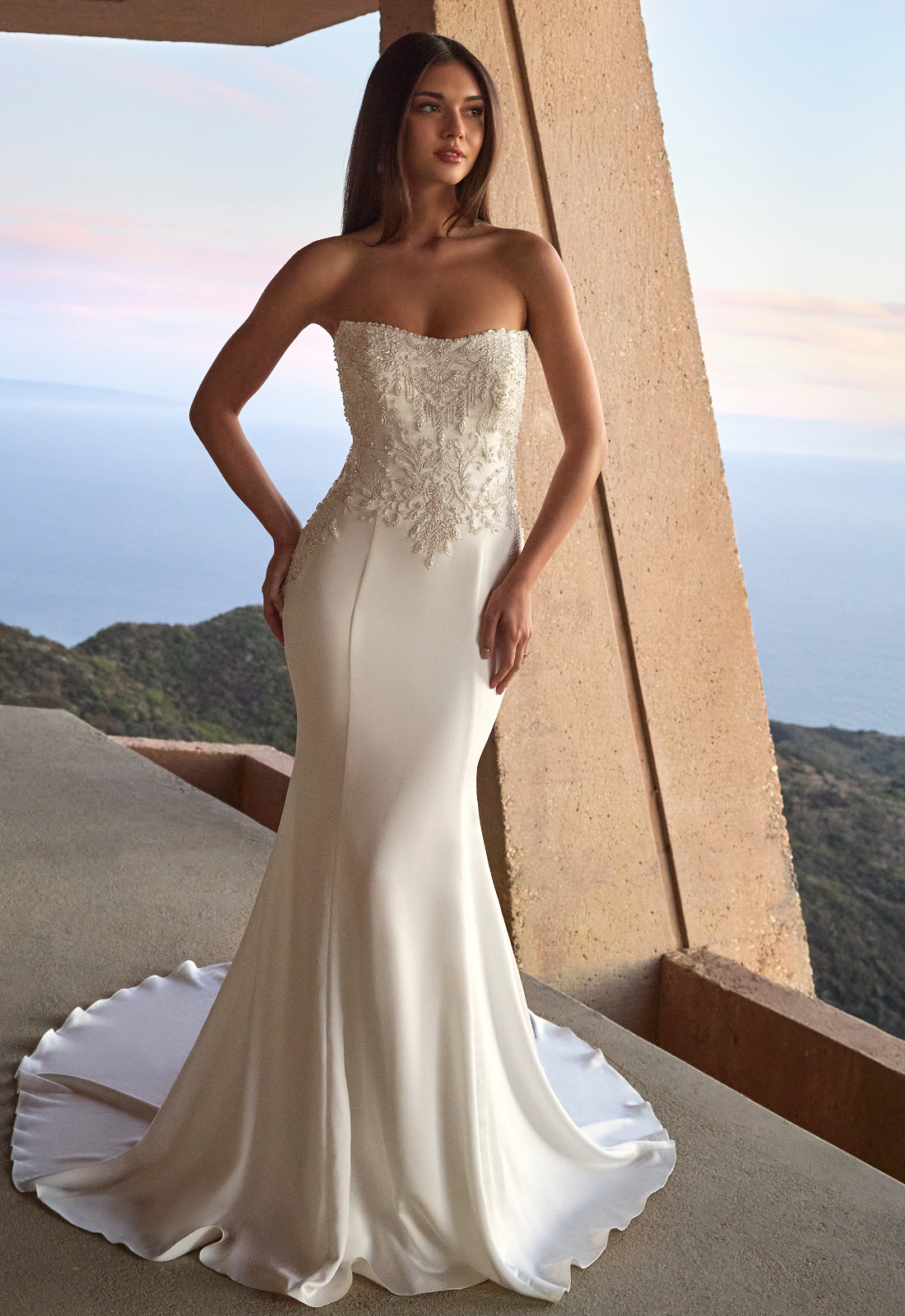 Oceana - Stella's Bridal Casablanca Bridal Elysia Wedding Dress available at Love it at Stella's Bridal Shop in Westminster Maryland