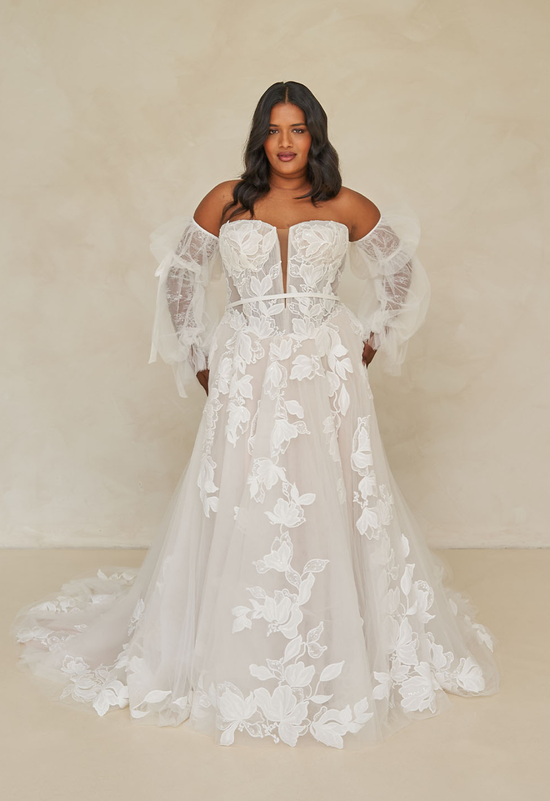 Walker - Stella's Bridal Walker by Madi Lane Fairytale Floral Wedding Dress at Love it at Stella's Bridal Shop in Westminster Maryland