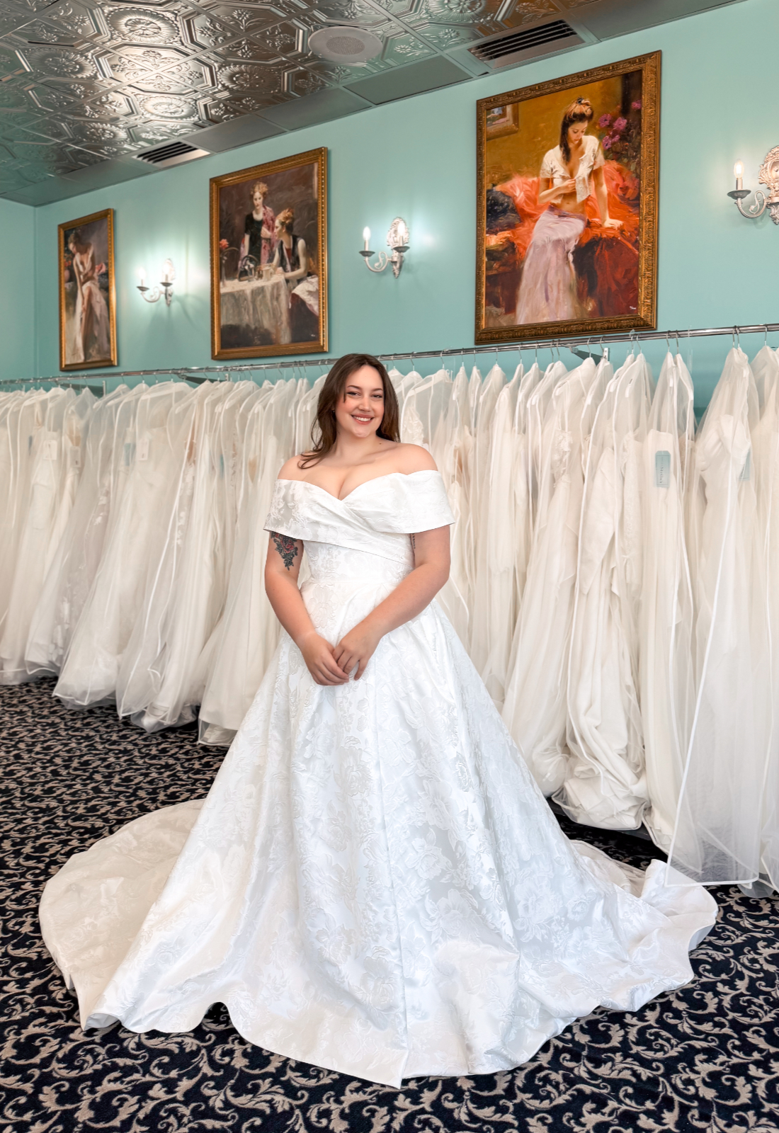 Carol - Stella's Bridal Exclusive Wedding Dress selection at Love it at Stella's Bridal shop in Westminster Maryland