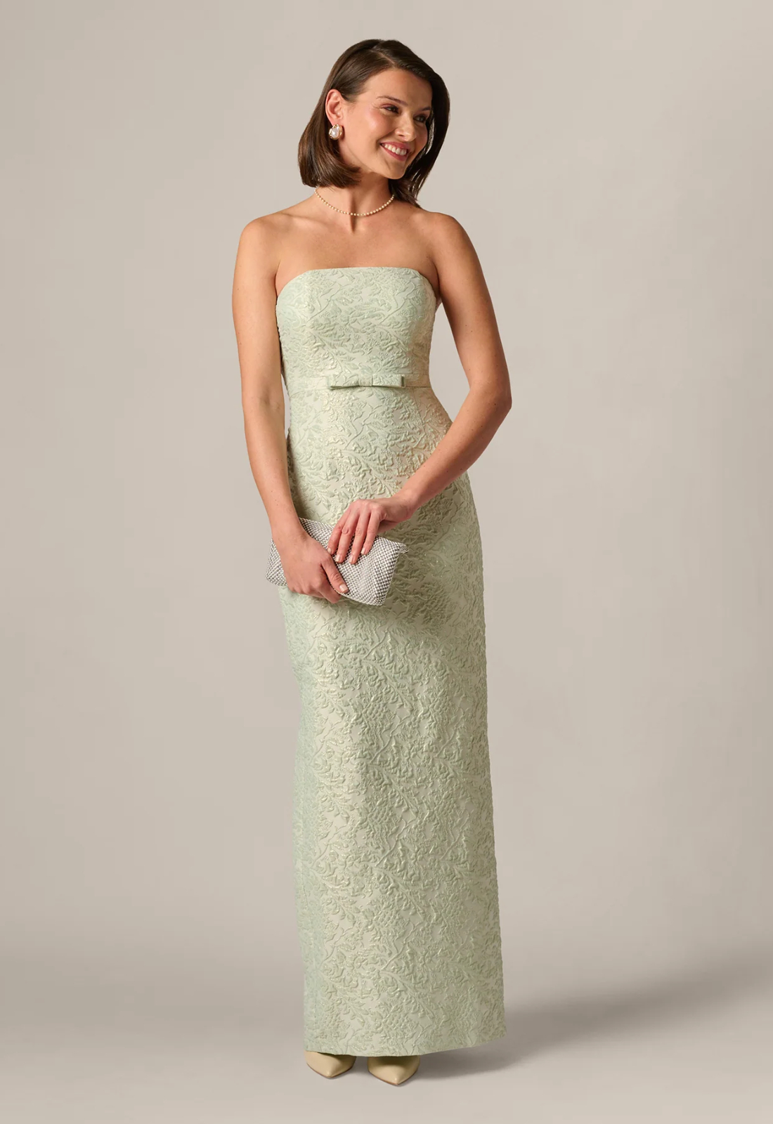 Mother of the bride and groom dress available at Stella’s Bridal in Maryland, featuring an elegant silhouette, flattering fit, and timeless design for a sophisticated wedding day look.