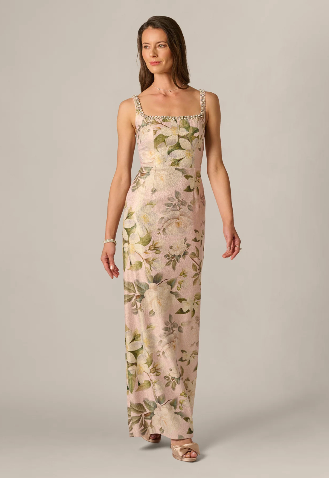 Mother of the bride and groom dress available at Stella’s Bridal in Maryland, featuring an elegant silhouette, flattering fit, and timeless design for a sophisticated wedding day look.