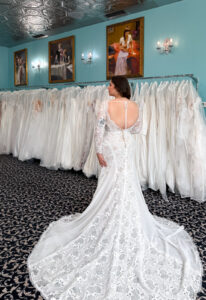 Marlowe - Stella's Bridal Love it at Stella's Exclusive Collection Dress Marlowe vintage boho Bridal Gown at Love it at Stellas Bridal in Westminster Maryland