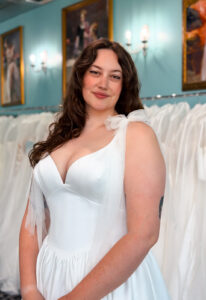 Violetta - Stella's Bridal Love it at Stella's Exclusive Collection Clean Matte Satin Ballgown Wedding Dress available in Westminster Maryland