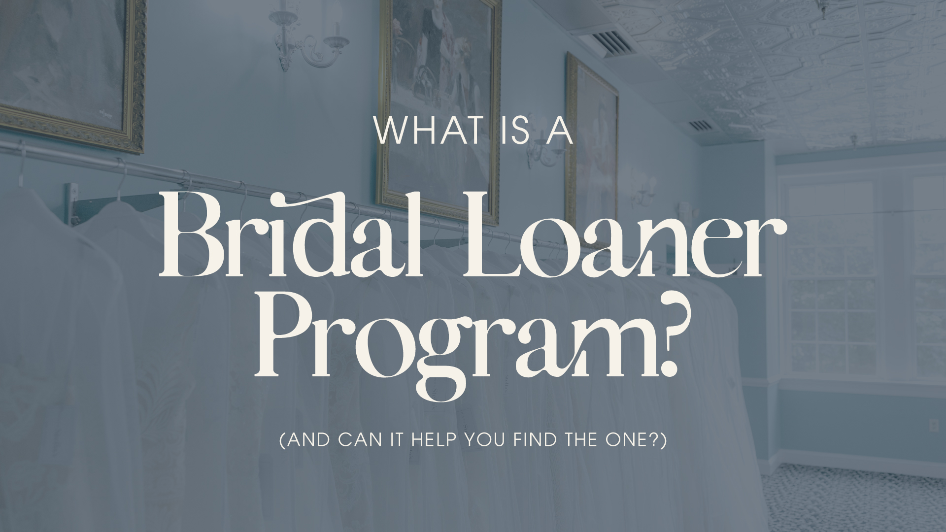 Bridal Loaner Program at Love it at Stella's Bridal