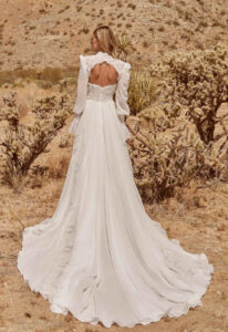Arden - Stella's Bridal La Perle wedding dress from Calla Blanche, featuring a romantic, modern bridal design available at Love It at Stella’s Bridal in Westminster, Maryland.